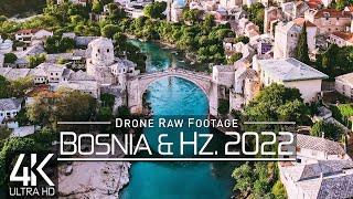 【4K】 Drone RAW Footage  This is BOSNIA & HERZEG. 2022  Sarajevo  Mostar & More  UltraHD Stock