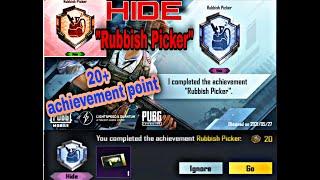 HOW TO GET "Rubbish Picker" HIDE ACHIEVEMENT...