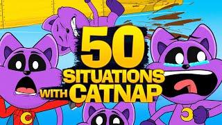 50 SITUATIONS with CATNAP (Episode 2) | Smiling Critters with Poppy Playtime |  BEST FUNNY moments