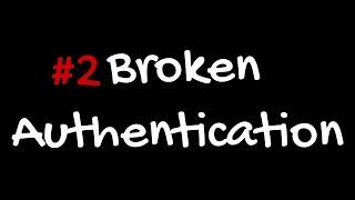 #2 Broken Authentication OWASP TOP 10 - 2021 - بالدارجة