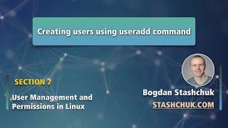 Linux Tutorial: 45 Creating users using useradd command