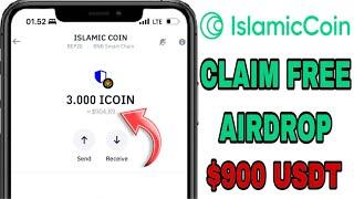 Claim Free Airdrop Islamic Coin ~ $904 USDT on Trustwallet