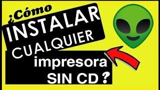  INSTALAR IMPRESORA SIN DISCO  [FUNCIONA] Como Instalar Una Impresora SIN DRIVERS