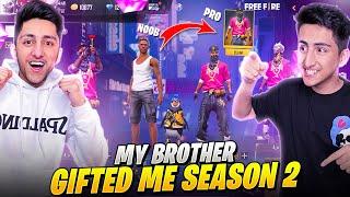 My Brother Gifted Me Season 2 Hip Hop Bundle Players Challenged Me For 1 Vs 4 - Garena Free Fire