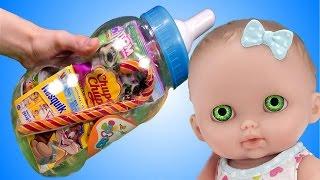 Куклы пупсики СЛАДОСТИ В БУТЫЛКЕ Sweet Baby Dolls Kids Games Видео для детей МАЛЫШИ ИГРАЮТ