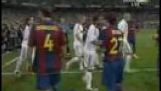 Pasillo del Barcelona al Real Madrid 07-05-08 Buena Calidad