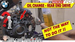 ‍ BMW R1200GS - OIL CHANGE REAR END DRIVE PART-2 ‍