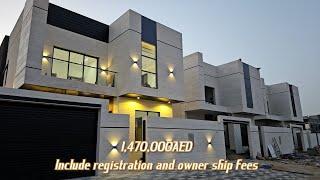 Villa For Sale in Ajman l Super Modern Villa l 5 BHK l without registration and ownership fees