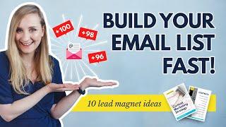 How to build an EMAIL LIST from scratch [10 LEAD MAGNET IDEAS]