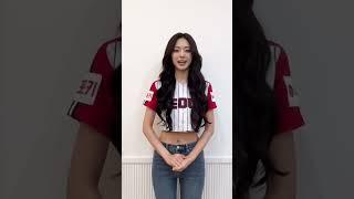 Twice Tzuyu cheering for LG Twins before her first pitch today!