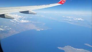Turkish Airlines B737 Istanbul to Bodrum HD Full Flight by Faruk/THY İstanbul Bodrum Uçuşu