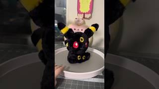 A quickie chibi #umbreon #pokemon #plush for today! Credit: hibiscus stitch and sew desune