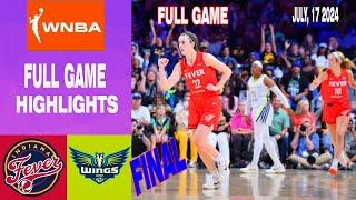 Indiana  vs Dallas [FULL GAME] (07/17/2024) | WNBA Highlights | WNBA Season 2024