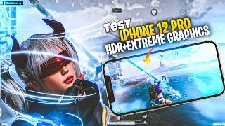 iPhone 12 Pro HDR + Extreme Graphics Pubg Test  IOS 18.2 | Extreme Performance Review