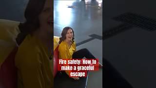 See how to gracefully exit a fire situation #toledo #firesafety #fire #wtol11