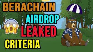  Berachain Airdrop Leaked Criteria  Let's Check This Possibility 