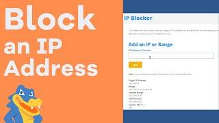 How to Block an IP Address From Your Website - HostGator Tutorial
