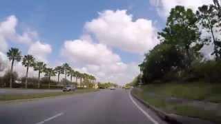 Driving from Downtown Disney to the Universal Orlando Resort Time Lapse 2015 March