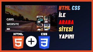 Html Css ile Araba Sitesi Yapımı - Basit Website Yapımı (1)