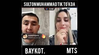 Sulton Muhammad Tiktok da Baykot MTS #uzbekistan #mts #moscow