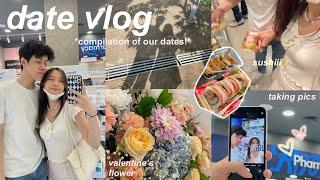 weekend dates with my boyfriend : grwm, val's dinner, mall run, sushi date + photoshoot!︎