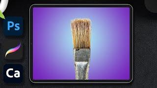 EASIEST way to make advanced brushes on iPad, for Photoshop, Procreate, Illustrator and more.