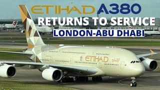 Etihad Airbus A380 ️| London to Abu Dhabi | Etihad Economy class | Full Flight Report