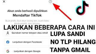 Lakukan Ini Jika lupa Sandi Tiktok Tanpa Email Dan No Tlp