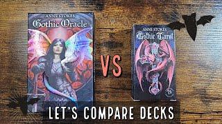 Let's Compare Decks | Anne Stokes Tarot VS Oracle