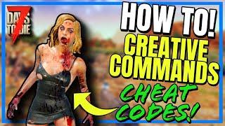 7 Days To Die CHEAT Codes and Creative Commands - How To!