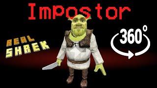 If REAL SHREK was the Impostor  Among Us Minecraft 360°