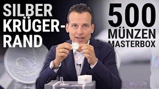 SILBER KRÜGERRAND  500 Silbermünzen Masterbox & Mehr