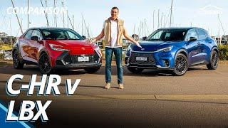 2024 Lexus LBX Sports Luxury v Toyota C-HR GR Sport Comparison | Sporty versus luxury plot twist