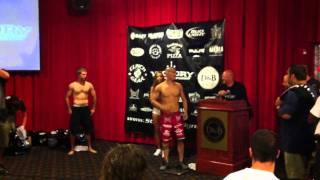 Mirsad bektic vs Shane Hutchinson weight inn's