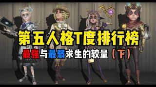 【第五人格1570】最强求生之争！盘点求生的优点与缺点——求生T度排行（下）  #第五人格 #游戏 #identityⅴ