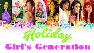 Girls’ Generation (소녀시대) – Holiday Color Coded Lyrics HAN/ROM/ENG