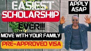 THIS IS THE EASIEST SCHOLARHIP EVER TO MOVE ABROAD | MOVE WITH YOUR FAMILY