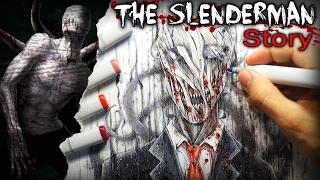 "Silence in the Rain" (Slenderman) STORY - Creepypasta + Drawing