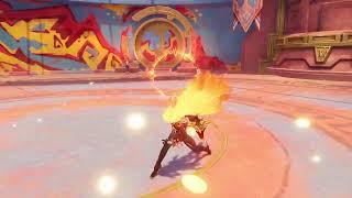 Leak Animation Mavuika - Hỏa thần genshin impact