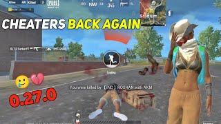 CHEATERS ALSO BACK  IN NEW UPDATE 0.27.0  - PUBG MOBILE LITE