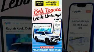 Dampak Kenaikan Tarif BBN Mobil Tahun 2025 #toyotabojonegoro #automobile #innovareborn