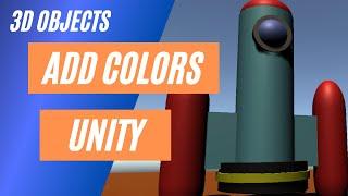 How to change COLOR in unity 3d ️🟢