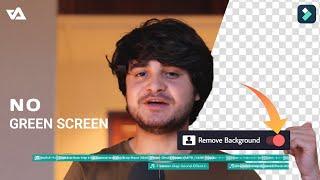 How to remove Background without green screen Wondershare Filmora 12