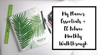 COLLEGE PLANNING ft. Erin Condren Deluxe Monthly | Karina Lee