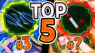 The TOP 5 Weapons | Best Weapons in Shindo Life!