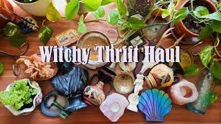 Witchy Thrift Haul || Affordable Witchcraft