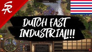 Dutch FAST INDUSTRIAL!! | Strategy School | Age of Empires III