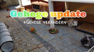 Gehege wird umgestellt + Gehege update|Bunnys Diary