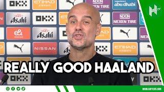 Haaland's an INCREDIBLE WEAPON | Pep Guardiola | Man City 2-1 Brentford