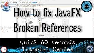 How to fix JavaFX NetBeans broken references ️